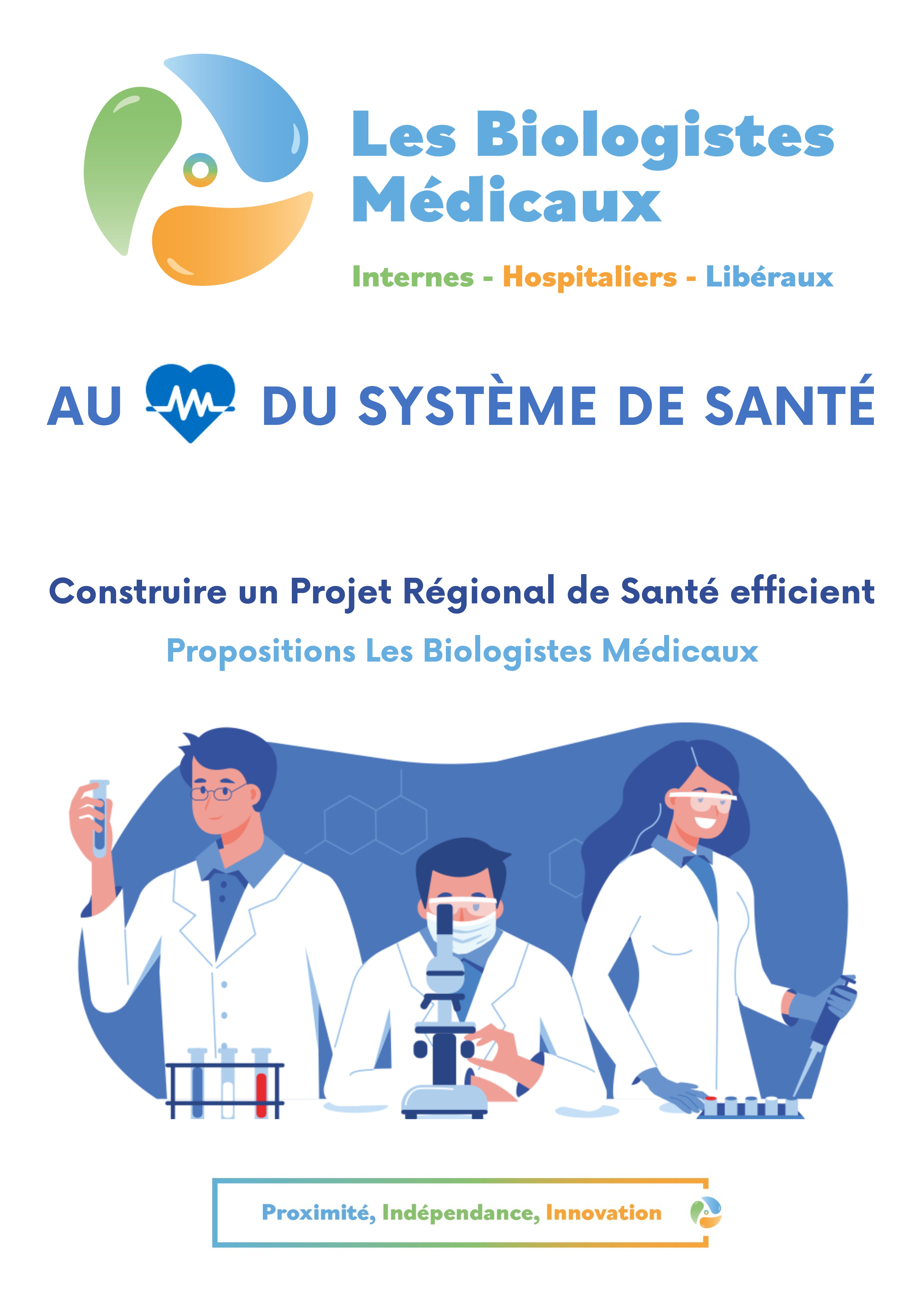 Construire un Projet Régional de Santé efficient - Propositions Les Biologistes Médicaux
